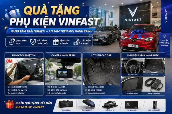 Quà tặng phụ kiện VinFast
