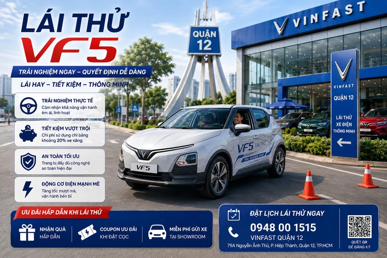 Khách hàng lái thử VinFast VF5